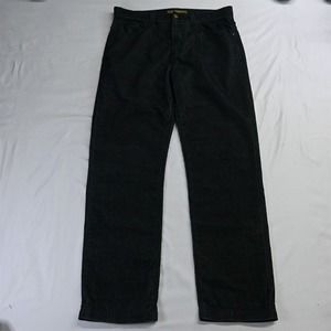 Halsey 38‎ x 34 Black Corduroy 5 Pocket Straight Mens Cords Pants